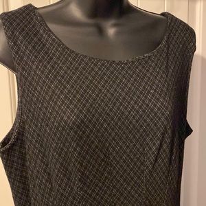 Black and white jumper (or sleeveless dress)